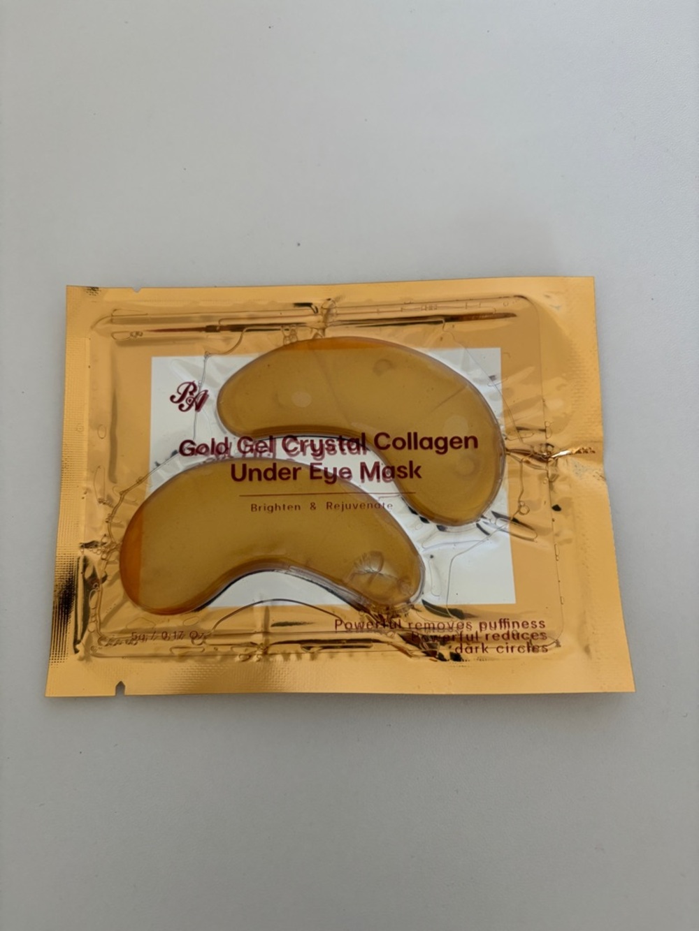 Gold Gel Crystal Collagen Under Eye Mask - Gold